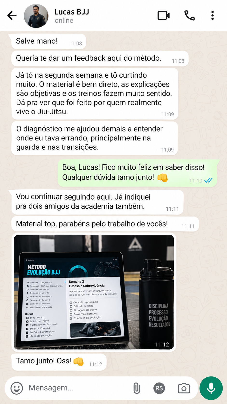 Depoimento de Lucas BJJ sobre o Método Evolução BJJ