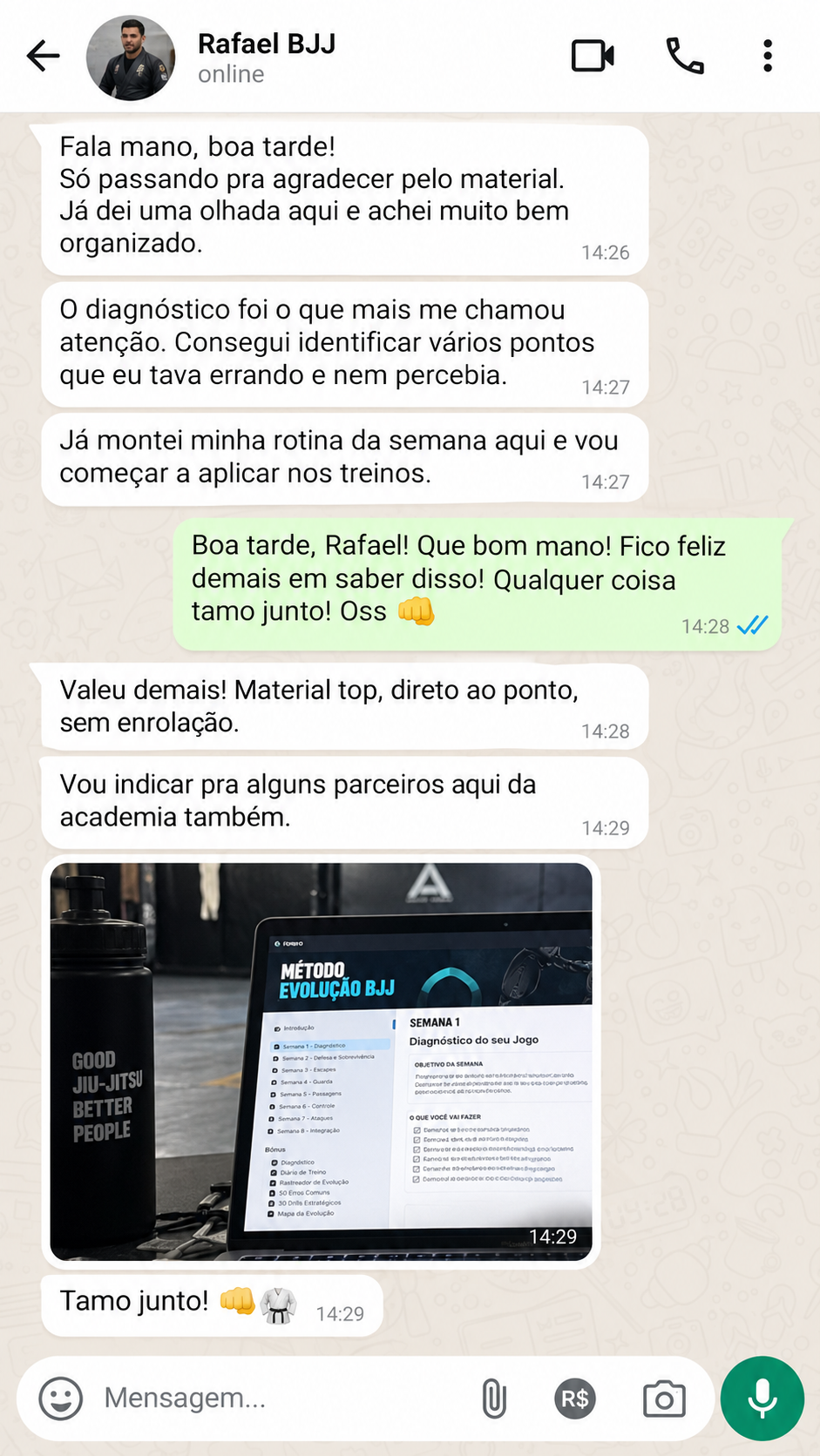 Depoimento de Rafael BJJ sobre o Método Evolução BJJ